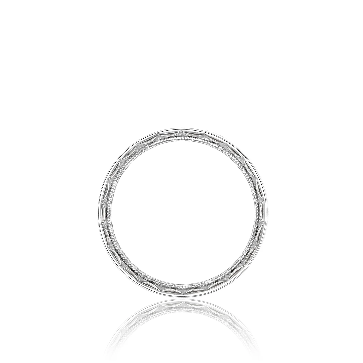 Tacori Sculpted Crescent Diamond Wedding Band - Image 2