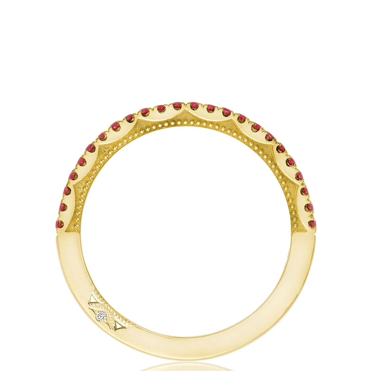 Tacori Sculpted Crescent Wedding Band - Image 3
