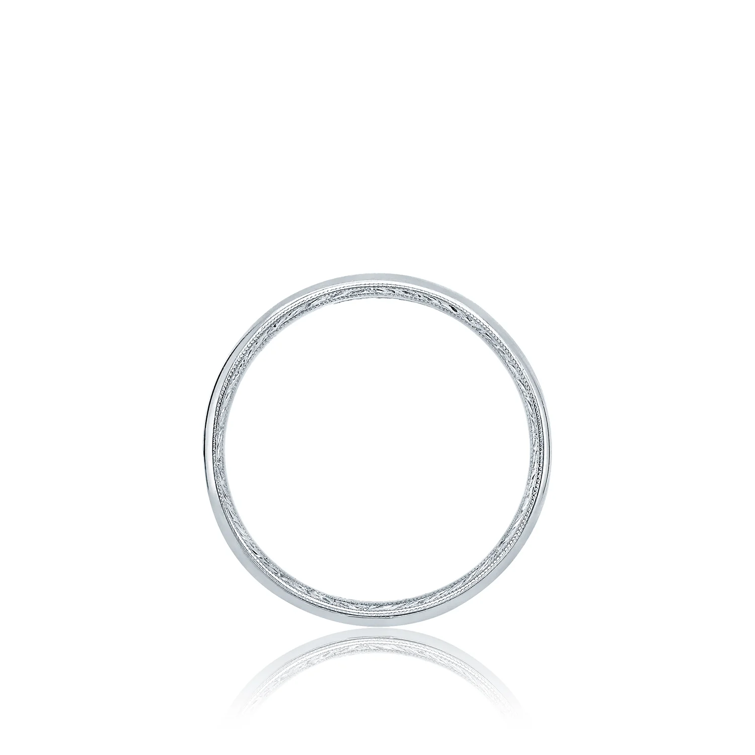 Tacori 18k White Gold Simply Tacori Diamond Wedding Band (0.14 CTW) - Image 2