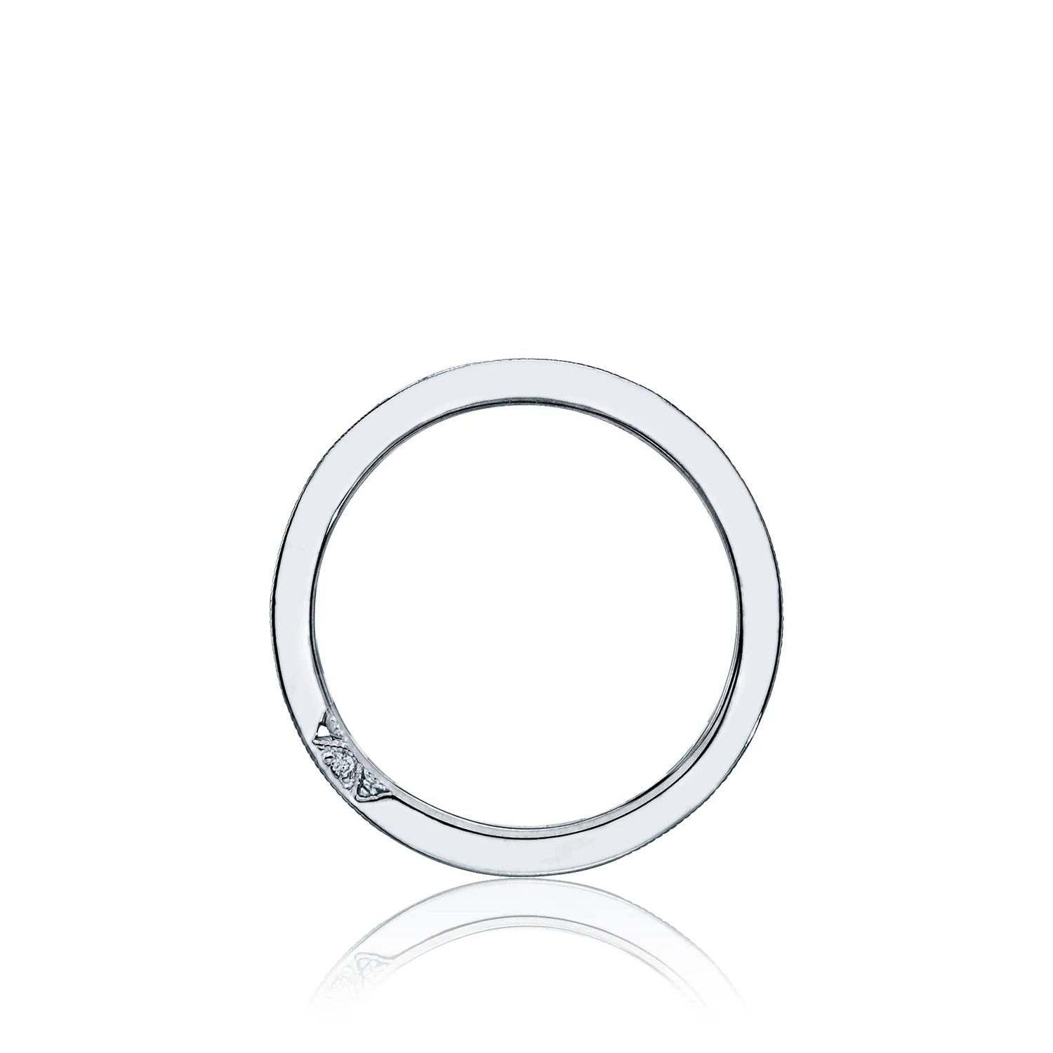 Tacori 18k White Gold Simply Tacori Diamond Wedding Band (1.73 CTW) - Image 2