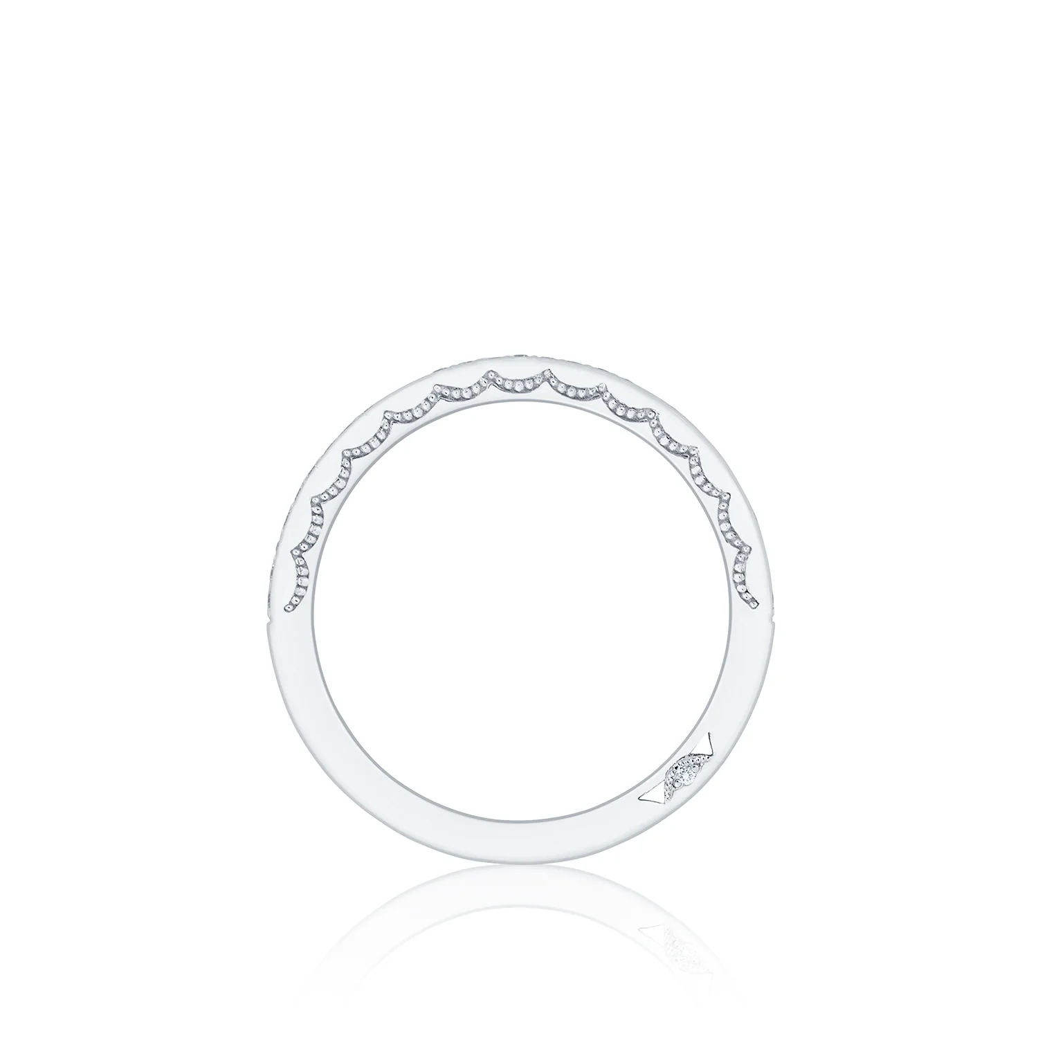 Tacori 18k White Gold Starlit Diamond Wedding Band (0.15 CTW) - Image 2