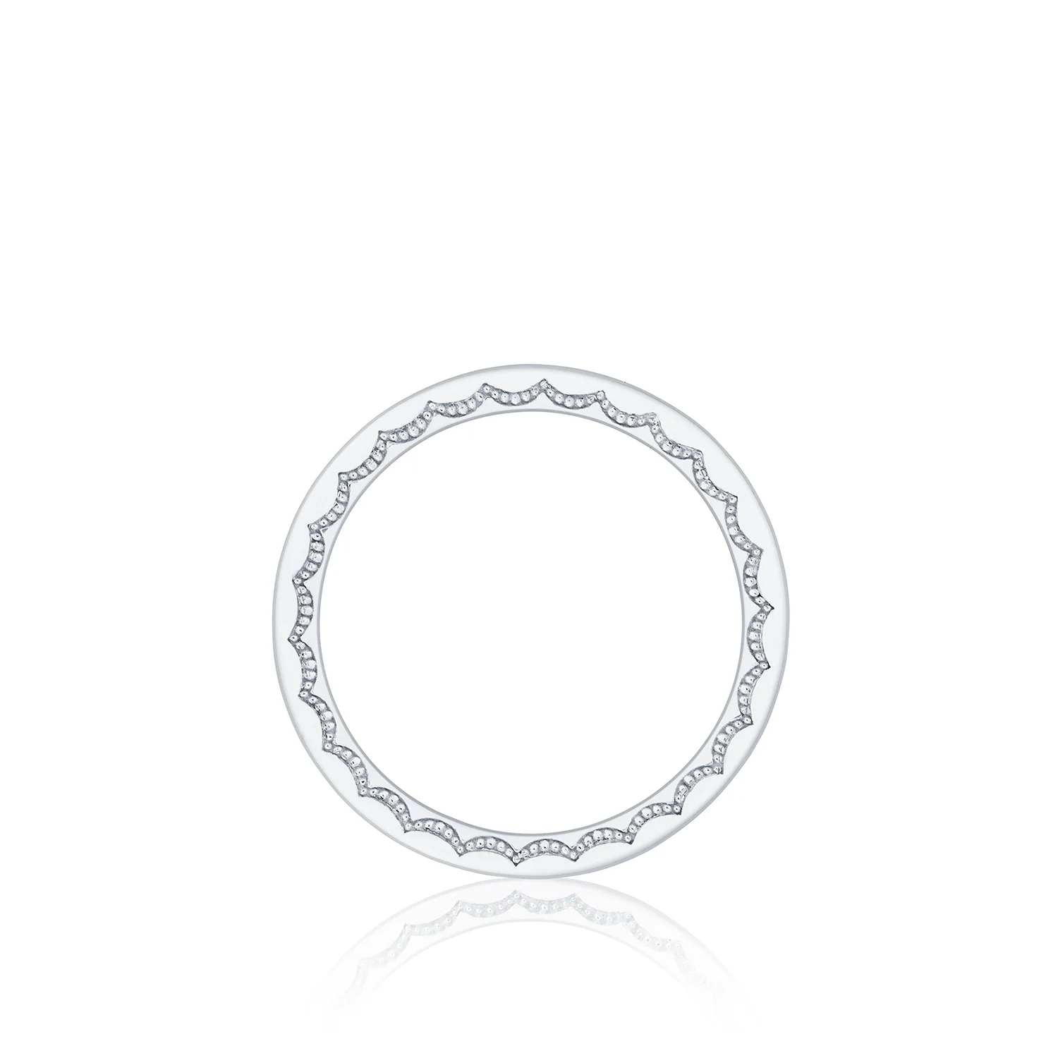 Tacori 18k White Gold Starlit Diamond Wedding Band (0.8 CTW) - Image 2