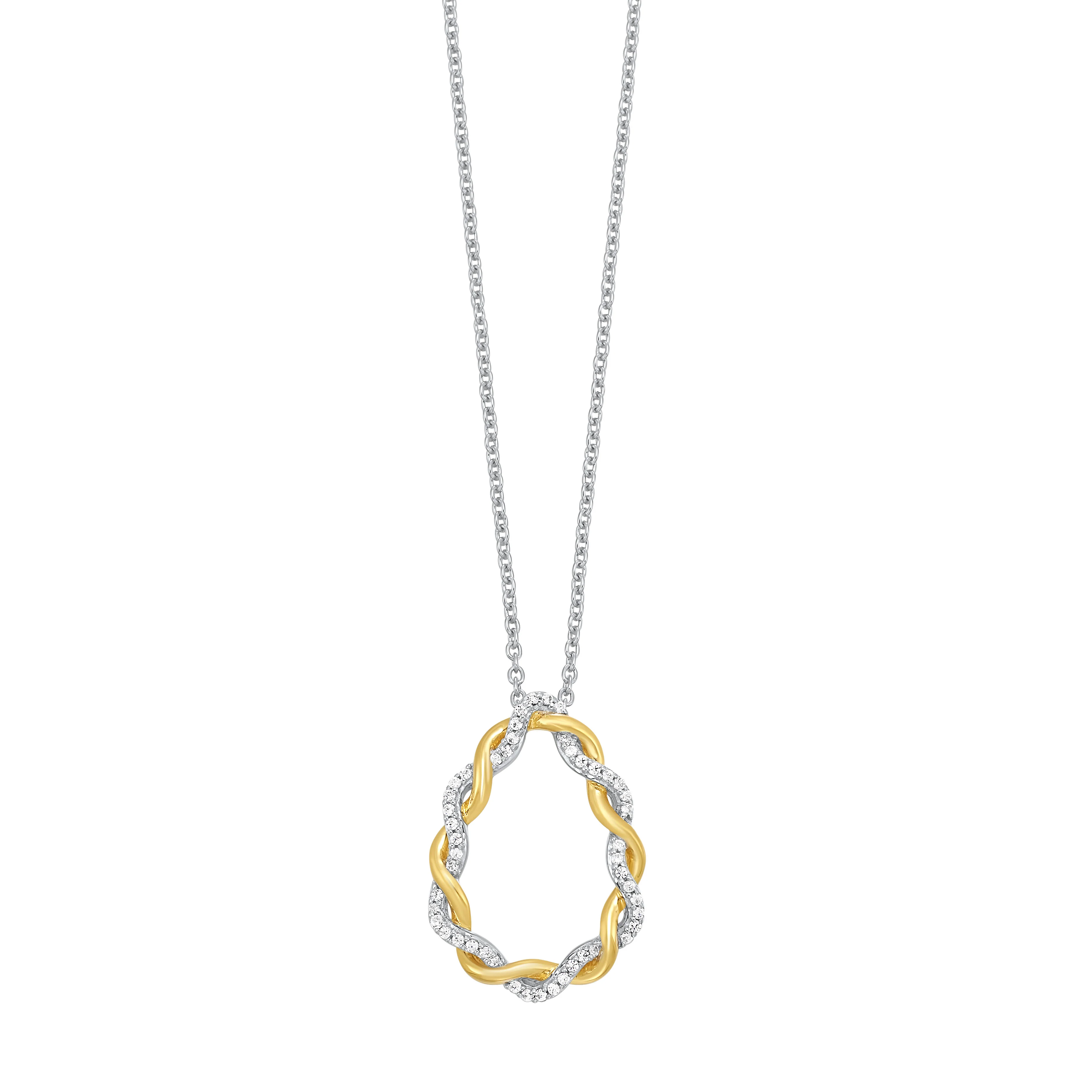 Teardrop Twist Pendant