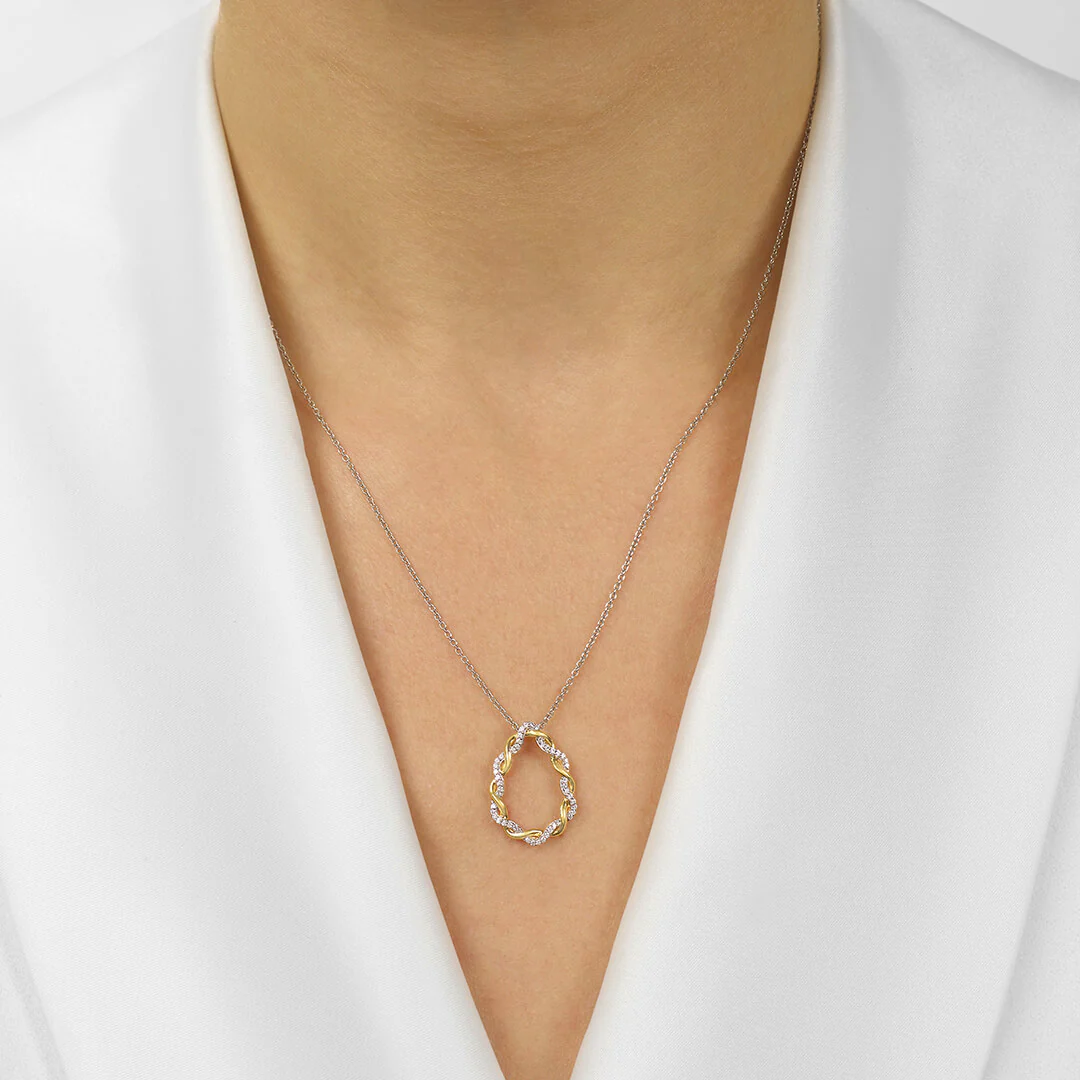 Teardrop Twist Pendant - Image 2