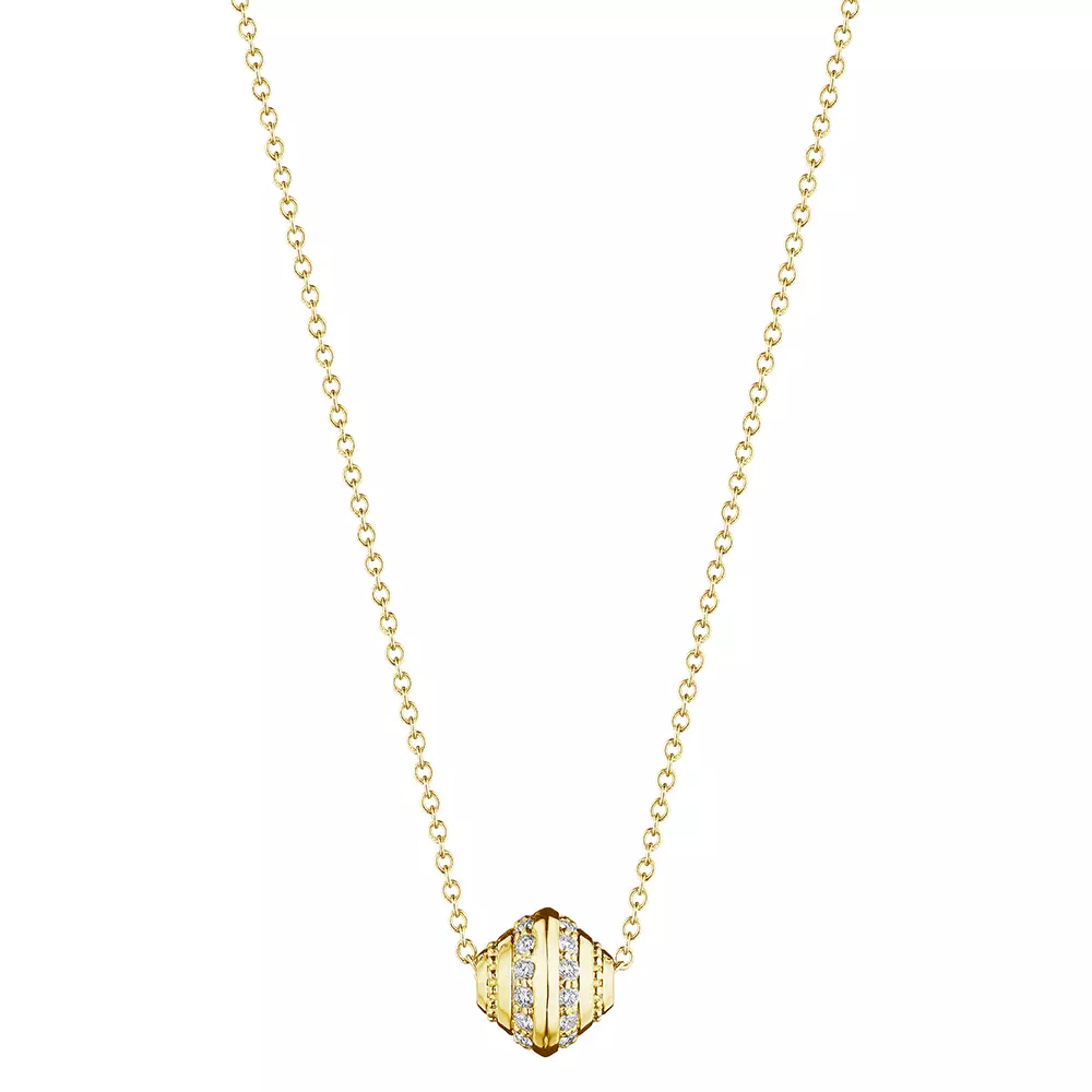 Verragio Devotion Diamond Slide Bead Pendant 18K Gold (0.25CTW)