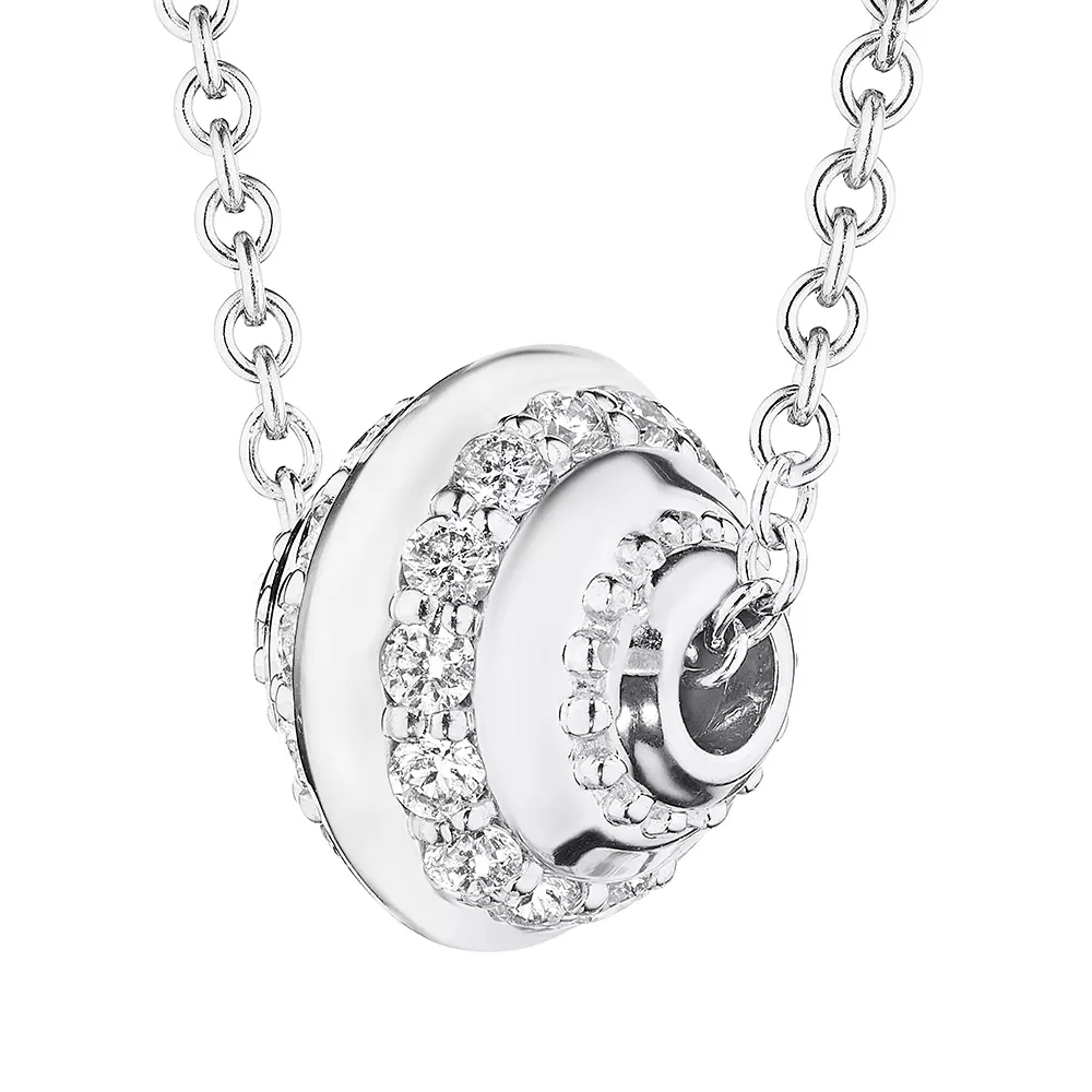 Verragio Devotion Diamond Slide Bead Pendant 18K Gold (0.25CTW) - Image 3
