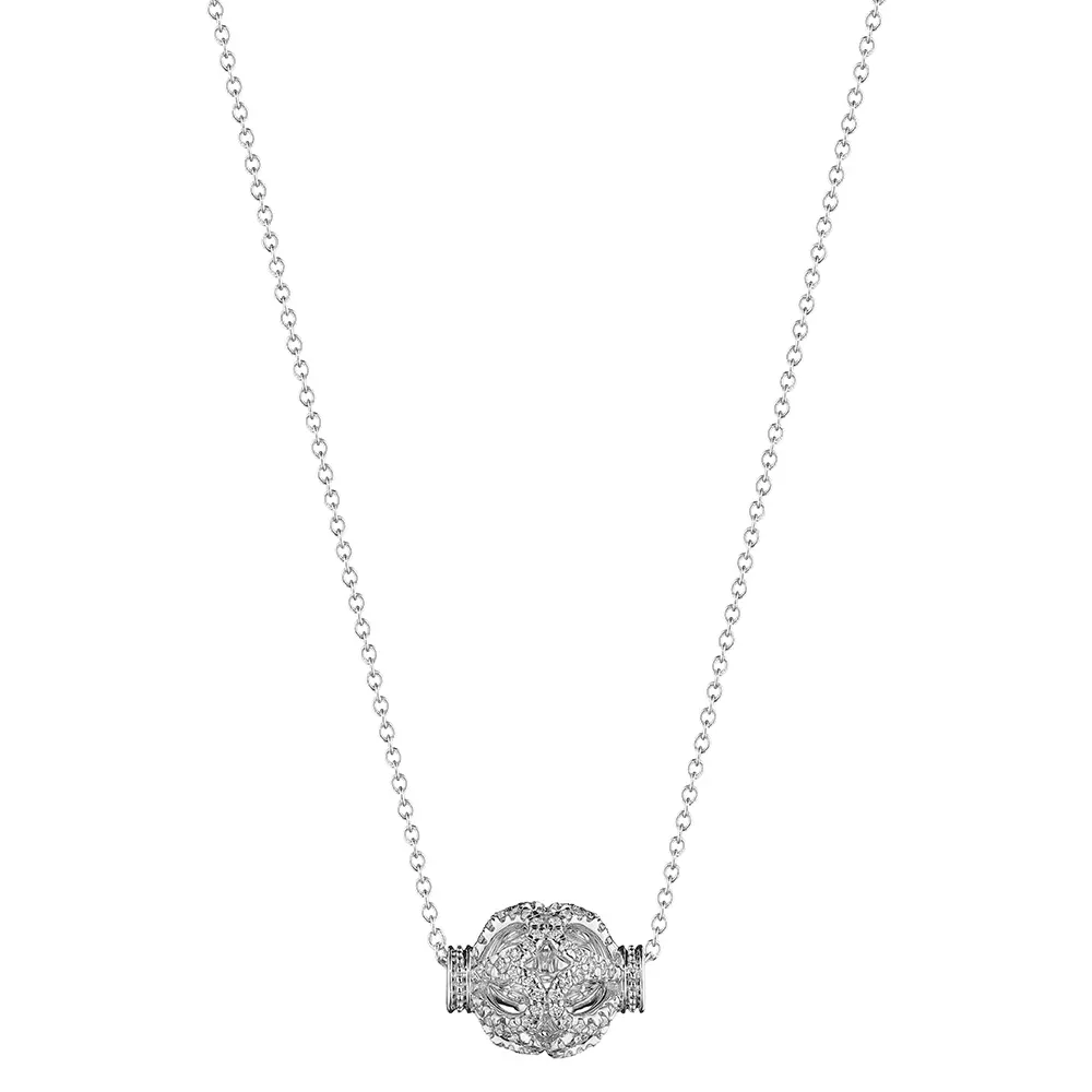 Verragio Devotion Diamond Slide Rose Bead Pendant 18K Gold (0.35CTW)