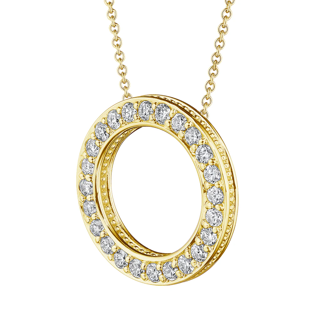 Verragio Veritage Diamond Circle Pendant 18K White Gold (0.30CTW) - Image 4