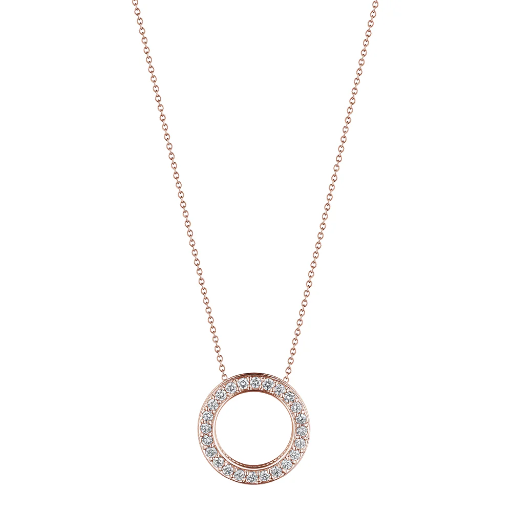 Verragio Veritage Diamond Circle Pendant 18K White Gold (0.30CTW) - Image 5
