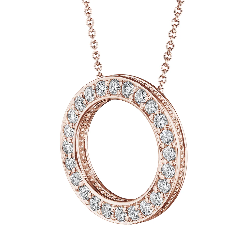 Verragio Veritage Diamond Circle Pendant 18K White Gold (0.30CTW) - Image 6