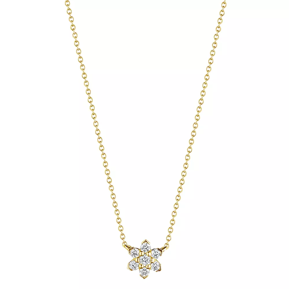 Verragio Veritage Mini Star Diamond Station Pendant 18K Gold (0.10CTW) - Image 3