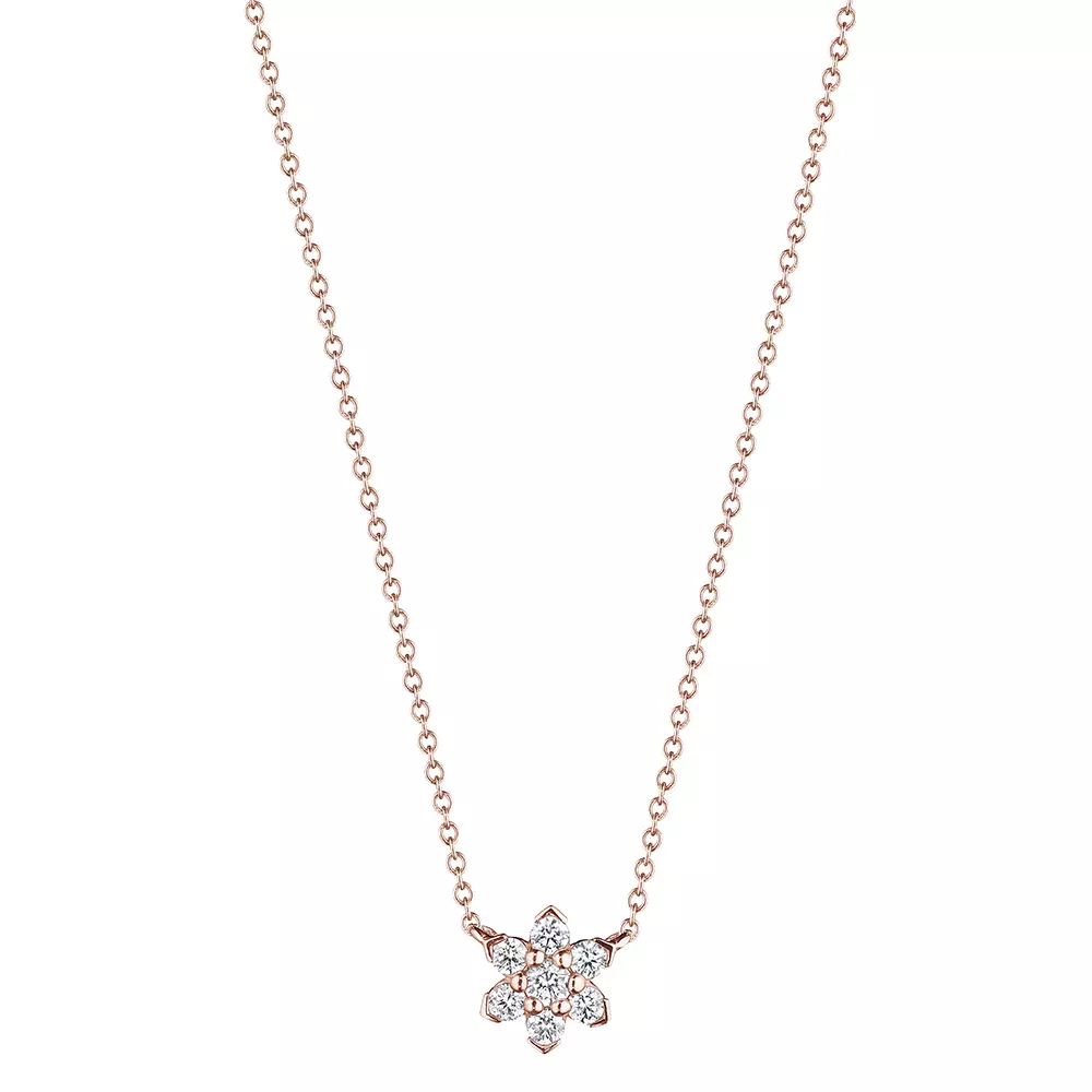 Verragio Veritage Mini Star Diamond Station Pendant 18K Gold (0.10CTW) - Image 4