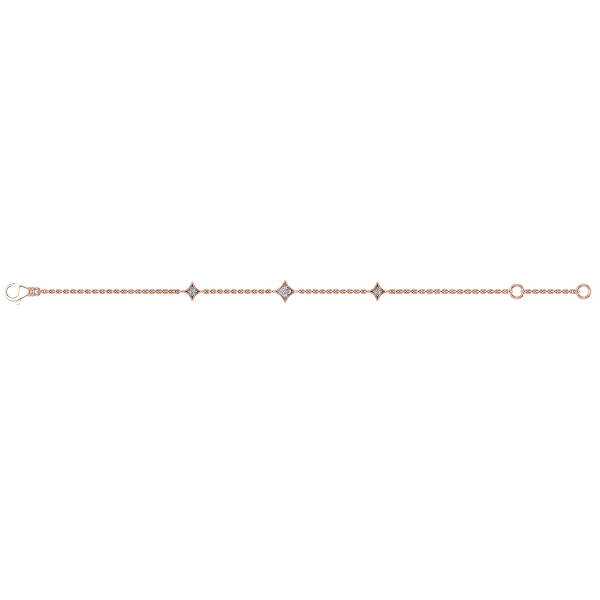 Vlora Estrella 14K Diamond Multi Vlora Star Bracelet (0.07CTW) - Image 2