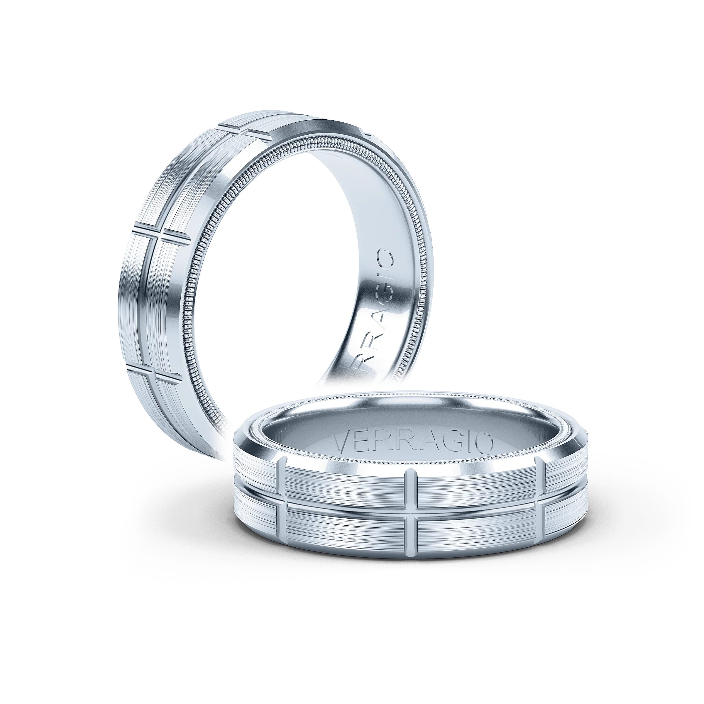 Verragio Men's Band VW-6026-Platinum