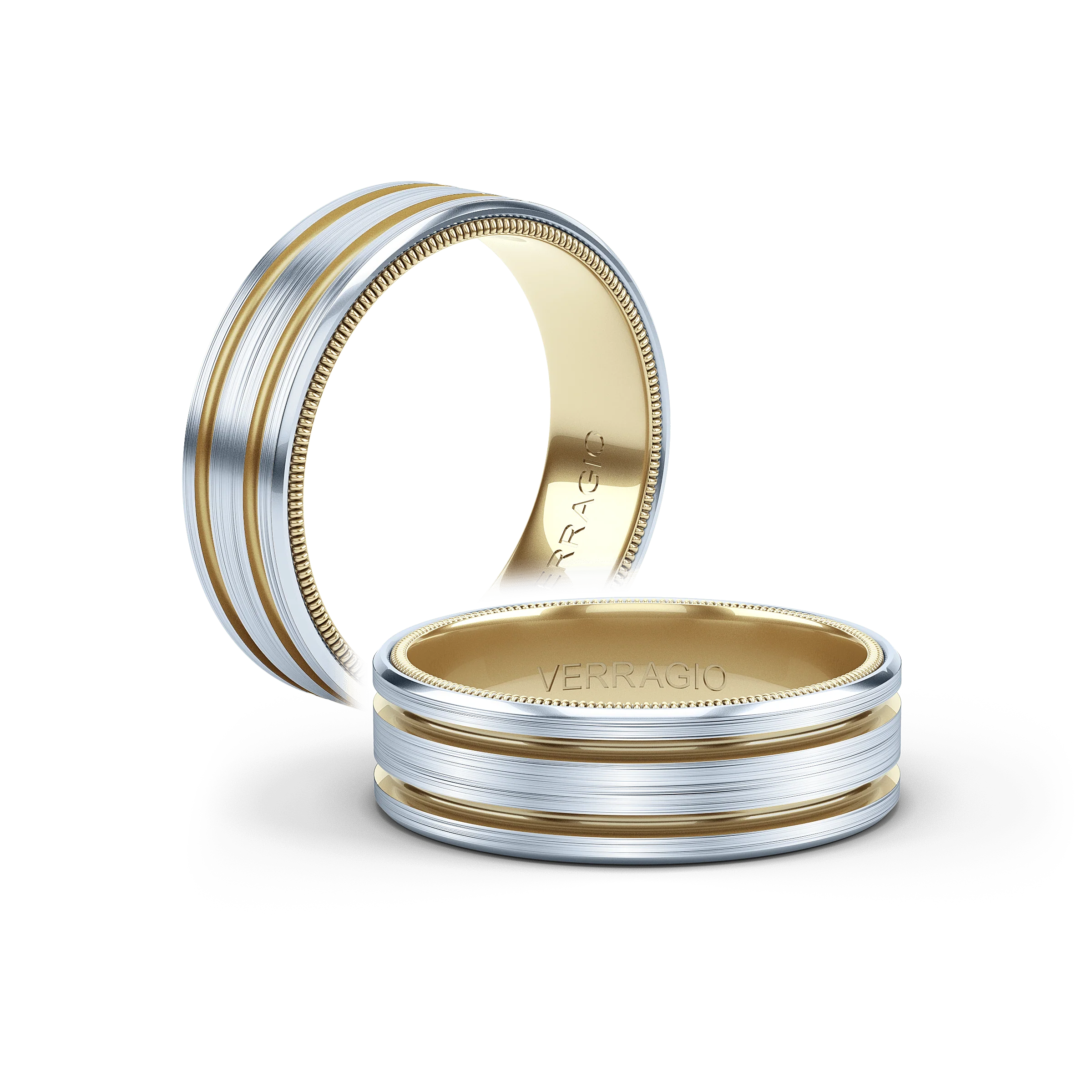 Verragio Men's Band Gold VW-7114 - Image 4