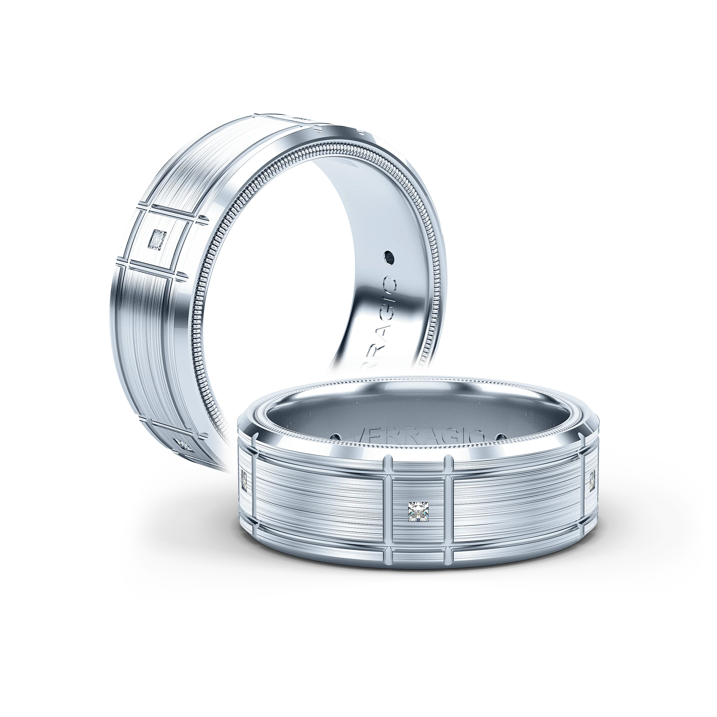 Verragio Men's Band VWD-8905-Platinum